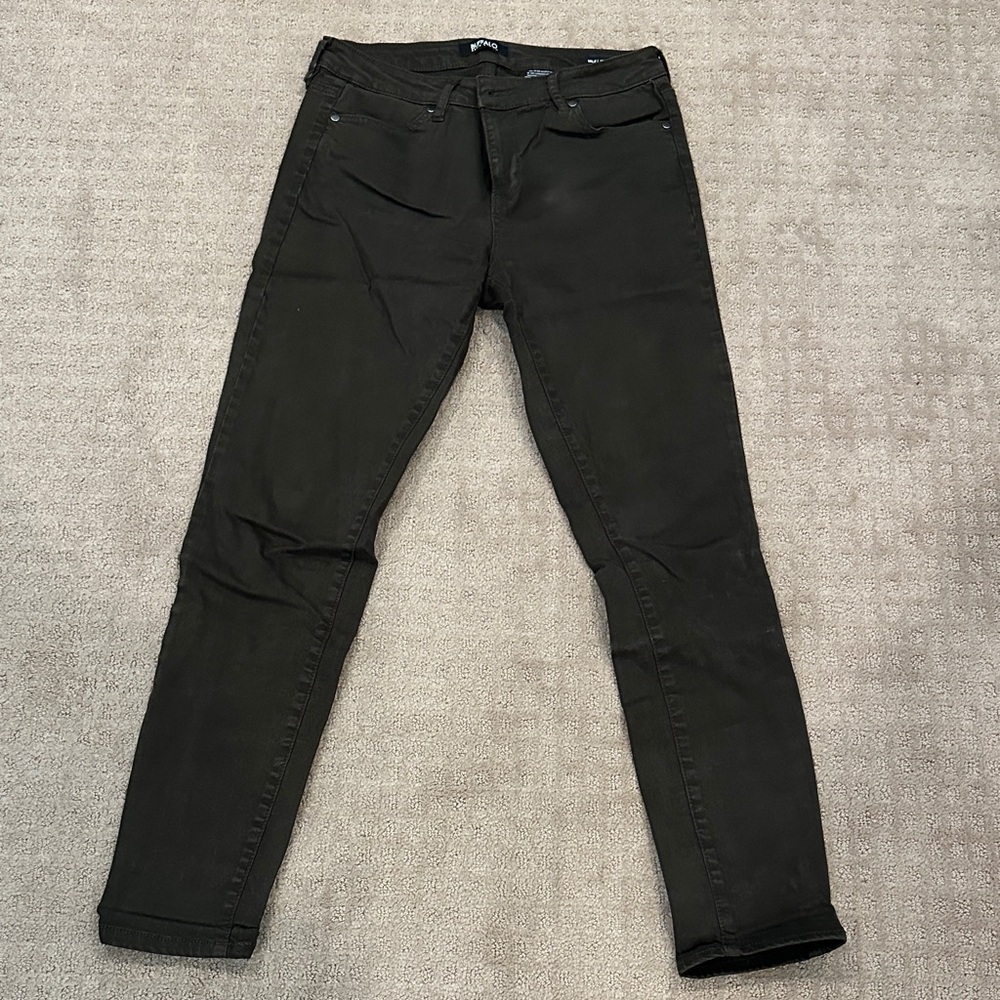 Buffalo David Bitton women’s dark Olive jeans